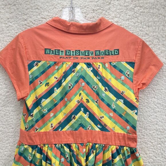 Disney Parks Dress Shop Walt Disney World Play in the Park Collared Dress L - Picture 5 of 8